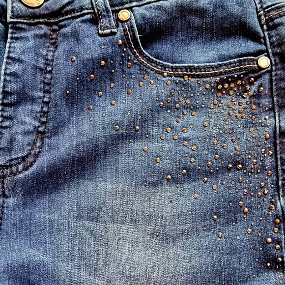 Frankie & Stella Bedazzled Denim Jeans - Picture 2 of 12